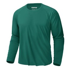 UPF50+ Men’s Long Sleeve Sun Protection UV Shirts Rash Guard Hiking Running Tops
