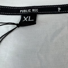 Public Rec Solid White Go To Tee Men’s S/S V Neck T Shirt Size XL NWT