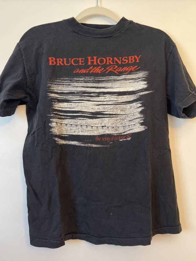 VTG Bruce Hornsby The Way It Is Tour T-Shirt Cotton For Fan ZA593