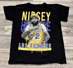 Nipsey Hussle Shirt Mens Size XL Black Los Angeles Lakers Crenshaw Hip Hop Rap