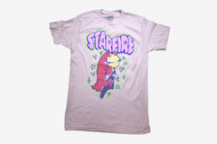 Teen Titans Go Starfire Cartoon Graphic Pink Adult Shirt New XS-XL