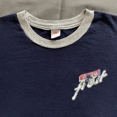 Vtg 2000s Victoria Frost Cerveza T Shirt Mens Large Navy Blue Beer Alcohol Promo