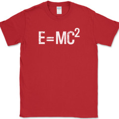 Einstein’s Theory E=MC2 T-Shirt Science Theoretical physicist Math Tee