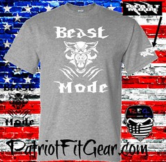 T-shirt,Beast Mode,Wolf,Exercise,Wellness,Fitness,Goal,#BeastMode,Motivation,,
