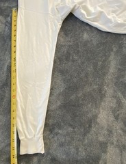 356- North Country Eaton White Turtle Neck Long Sleeve Size M 100% Cotton