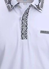 Men’s Luxurious Fine Cotton Polo Shirt,Italian Style,Stretch M to 3XL…..A6.A