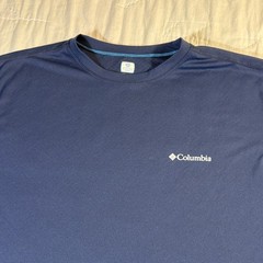 Columbia Navy Omni-Freeze Zero Performance Shirt Men’s Large Cooling Tee