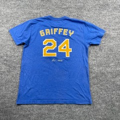 Baseballism Ken Griffey Jr #24 Pixel Art Shirt Medium 20×25 Video Game