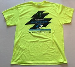 Monster Energy AMA Supercross FIM World Championship T-Shirt, Green, Size Large