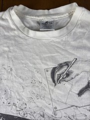 Vintage MC Escher T Shirt Andazia All Over Print Art 90’s Single Stitch White XL