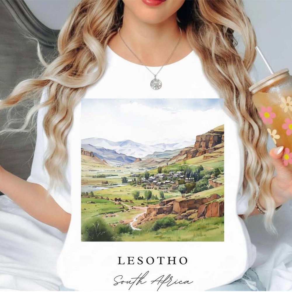 Lesotho Unisex Shirt Travel Gift South Africa Trip Lover Souvenir Tee