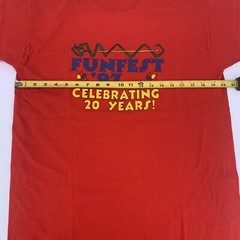 Vintage 90s Fruit Of The Loom Shirt L USA Single Stitch Retro Festival Graphic