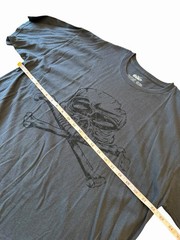 Vintage Nike 6.0 Skull & Crossbones Art Design Black T Shirt Size XL Distressed