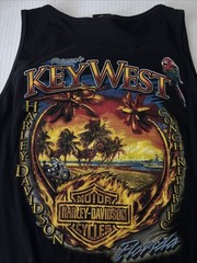 Harley-Davidson Tank Top Mens L Black Key West Florida Muscle Shirt Peterson’s