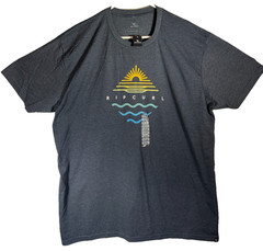 NWT Rip Curl “Sun Dive” Gray T Shirt (2XL Standard Fit)