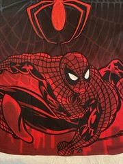 The Amazing Spider Man Baseball Jersey Mens XL Black Red Marvel Comics 2001 NWOT