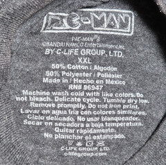 PAC MAN by C-Life Group size XXL Grey Retro Game T Shirt BANDAI PAC-MAN USED
