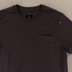 prAna Shirt Mens S Black 100% Organic Cotton prAna Slim Pocket Tee