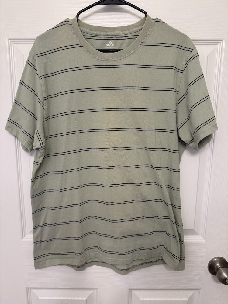 Rip Curl Plain Stripe Men’s T Shirt – Size XL