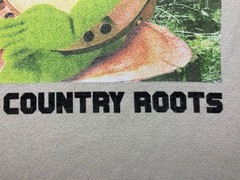 Disney The Muppets KERMIT THE FROG “Country Roots” Banjo T-Shirt Unisex Small