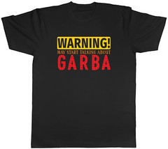 Warning Garba Mens T-Shirt Navratri Garba Lover Tee Gift