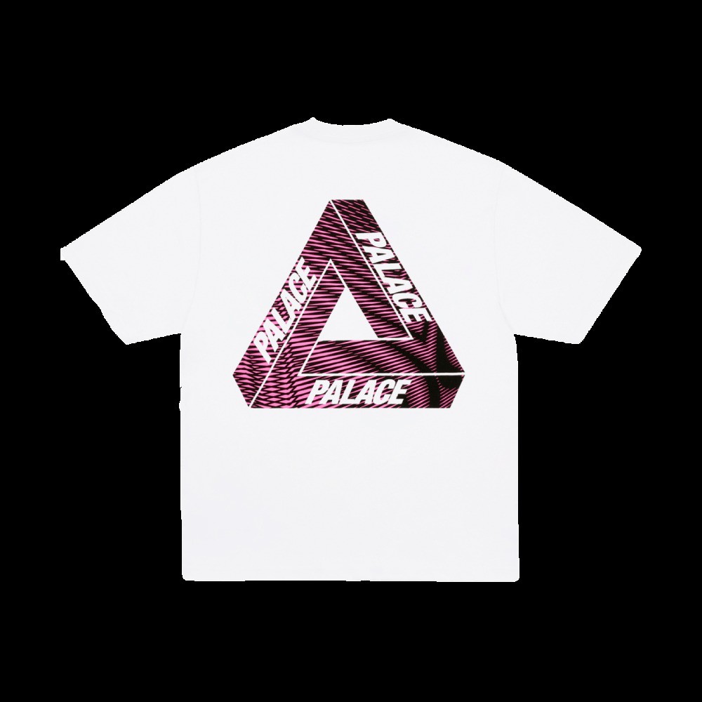 Palace Tri-Vex Tee White/Pink • Medium