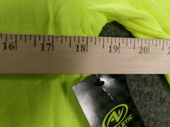 Athletic Works Shirt Men S Long Sleeve Crewneck Performance DriWorks Neon Yellow