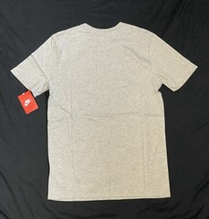 The Nike Tee Blank Short Sleeve Shirt Athletic Cut Grey – Size US S / Asian M