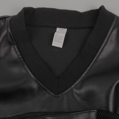 Men’s Short Sleeve Black Mesh Sheer T-shirt Transparent Fishnet Stripe Tee Tops