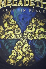 Megadeth Rust In Peace 30th Anniversary T Shirt New & Official Black S-2XL