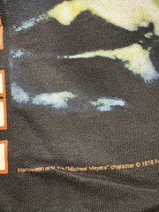 Vintage Halloween Michael Myers Shirt Mens Large Black Anvil Horror Movie Tee