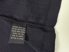 Vintage Ribbed Mock Neck Shirt Men XL Stretchy Minimal Preppy Black Rayon Cotton