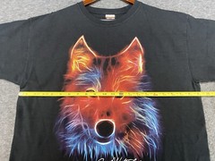 The Duck Co Great Wolf Lodge Colorful Graphic T-Shirt Black Size Large RARE
