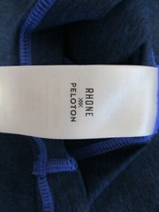 Rhone Peloton Shirt Mens Medium Blue Purple Biking Cycling Running Athletic Tee