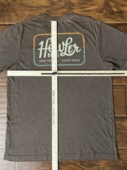 Howler Brothers Mens Brown Crew Pocket T-Shirt Short Sleeve Size L