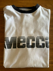 Y2K Mecca LOGO Black & White Tee T-Shirt Men’s M Skate Streetwear Hip Hop
