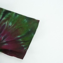 NWOT Single Stitch T-Shirt Blank Hand Tie Dyed Wheel Multi S/S Hering Sz. M 38′