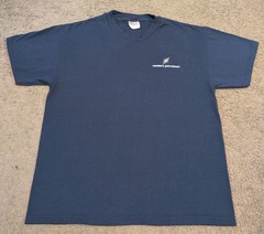 Vintage Hanes Heavyweight 50/50 Western Petroleum Blue T-Shirt Men’s L