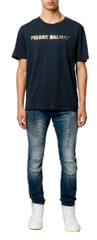 Pierre Balmain Mens Iconic Top Logoshirt Gold Logo Shirt Kurzarm T-Shirt 52 XL