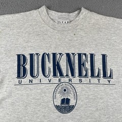 Vtg Gear For Sports Boxy M Grsy Shirt Bucknell University Shirt Made In USA 90s