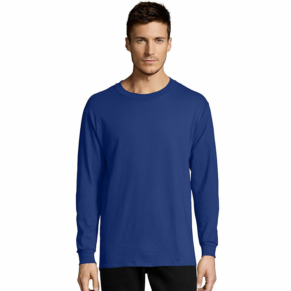 Hanes Men’s TAGLESS Comfortsoft Long-Sleeve T-Shirt