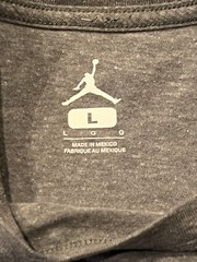 Nike Jordan Retro 11 XI Concord Gray Mens Large Jumpman Graphic Logo T Shirt