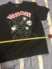 Roku Studio Men’s Graphic Shirt Sz 3XL Venom Sewn Spiderweb Streetwear