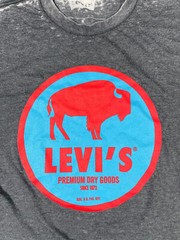 Levi’s T Shirt Levis Strauss Levi Vintage Grey Premium Dry Goods Since 1873
