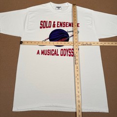 Vintage 2001 Solo & Ensemble Musical Odyssey T Shirt White Band Large
