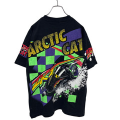 【Preferred】90s 1995 ARCTIC CAT Snowmobile Racing USA製 スノーモービル レーシングTシャツS-5781