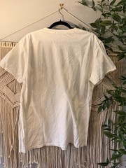 Topman False Idols Graphic Print Cotton Jersey T-Shirt White Red Green M