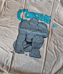 DARK HORSE COMIC VINTAGE CONCRETE PAUL CHADWICK GRAPHITTI DESIGNS T SHIRT XL