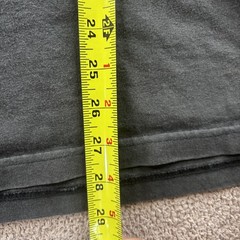 Carhartt Shirt Mens M Black Long Sleeve Loose Fit Logo Sleeve Workwear Tee K231