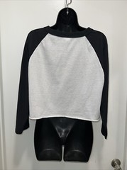 VOTE FOR PEDRO Retro Style Raglan Crop T-Shirt Adult Large Augusta Sportswear